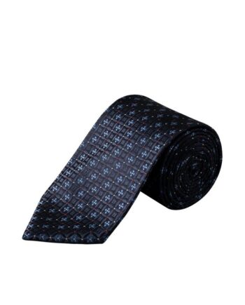 Floral Medallion Woven Silk Tie