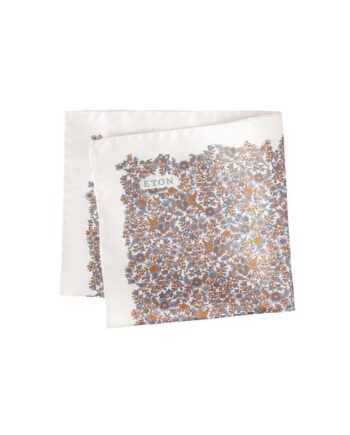 Floral Silk Twill Pocket Square