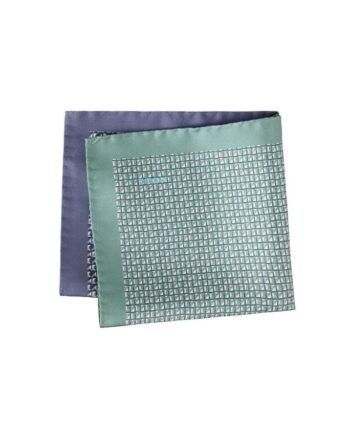 Geometric Four Side Twill Pocket Square
