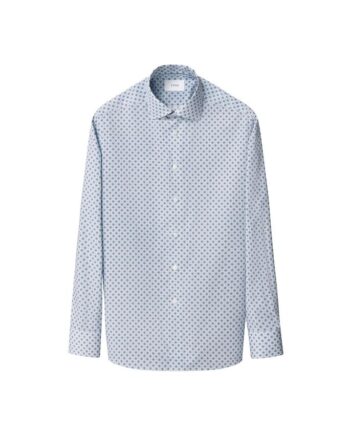 Geometric Print Signature Twill Shirt