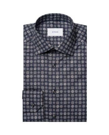 Geometric Signature Twill Shirt
