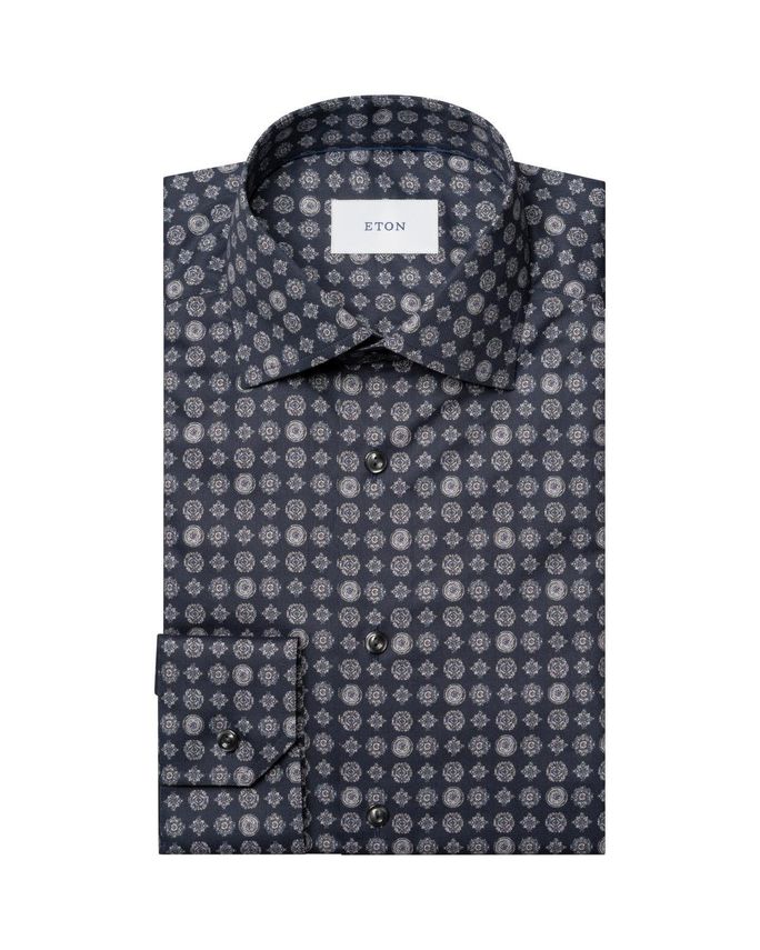 Geometric Signature Twill Shirt