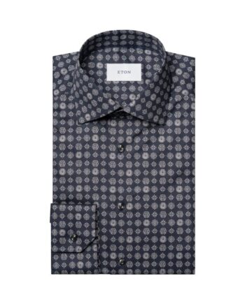 Geometric Signature Twill Shirt