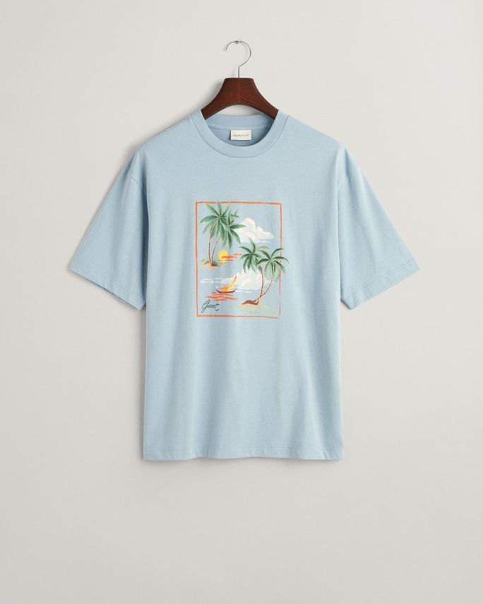 Hawaii Printed Graphic Ss  -shirt
