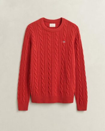 Lambswool Cable  -neck