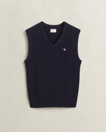 Lambswool Cable Vest