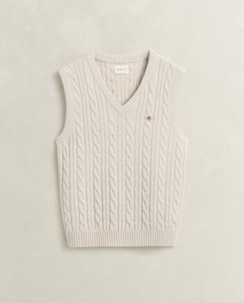 Lambswool Cable Vest