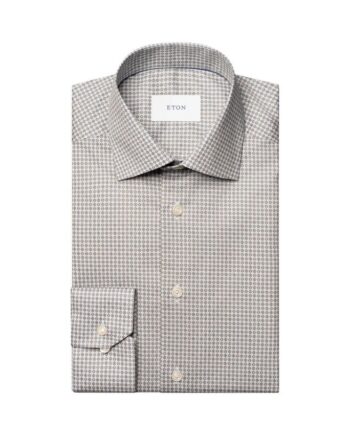 Micro Print Signature Twill Shirt