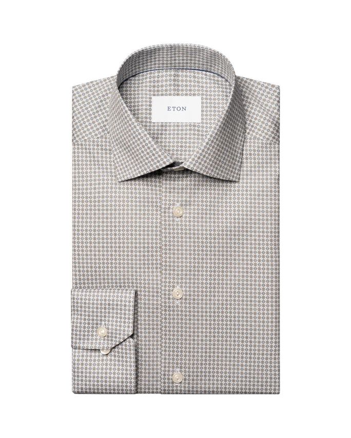 Micro Print Signature Twill Shirt