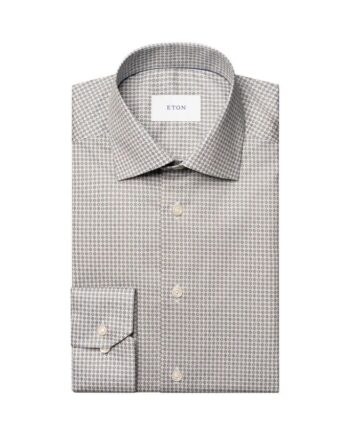 Micro Print Signature Twill Shirt