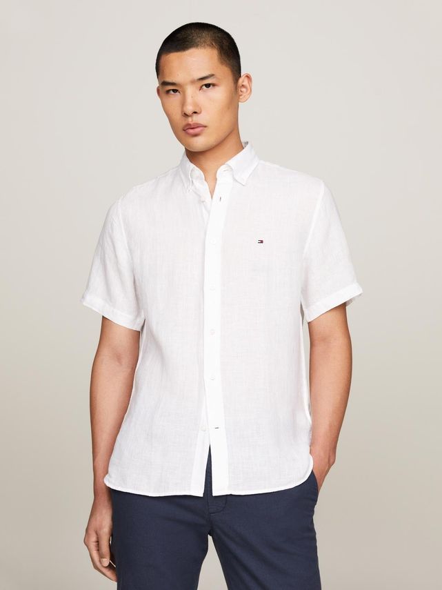 Pigment Dyed Linen Rf Shirt