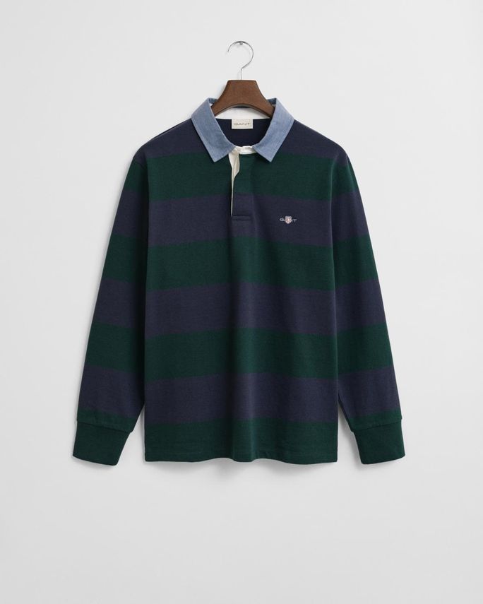 Reg Chambray Stripe Heavy Rugger