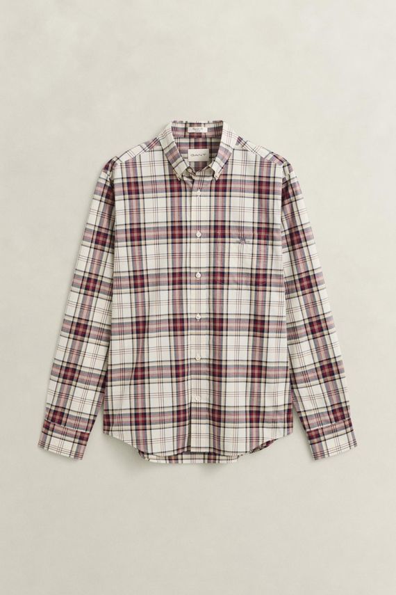 Reg Poplin Check Shirt
