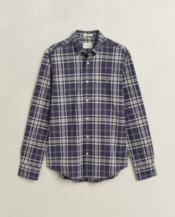 Reg Poplin Check Shirt