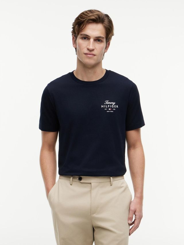 Script Stack Regular Tee