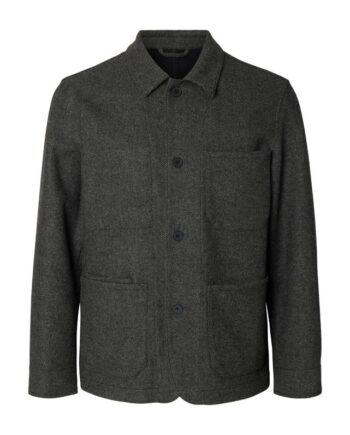 Slh-landon Wool Blend Hybrid Blazer