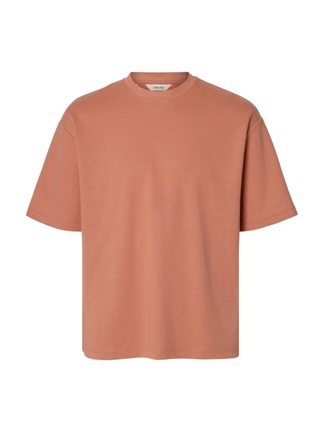Slhlooseoscar Ss  -neck Tee Noos