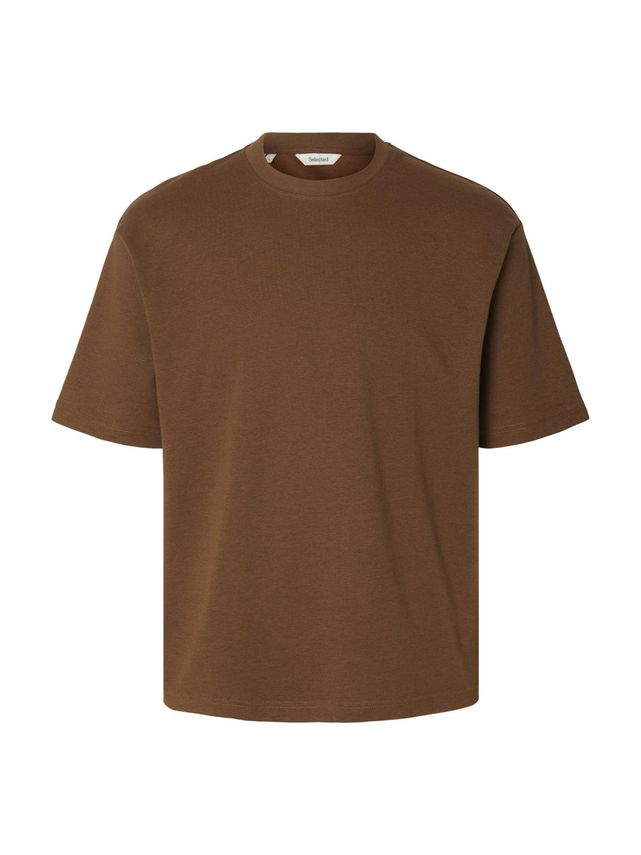 Slhlooseoscar Ss  -neck Tee Noos