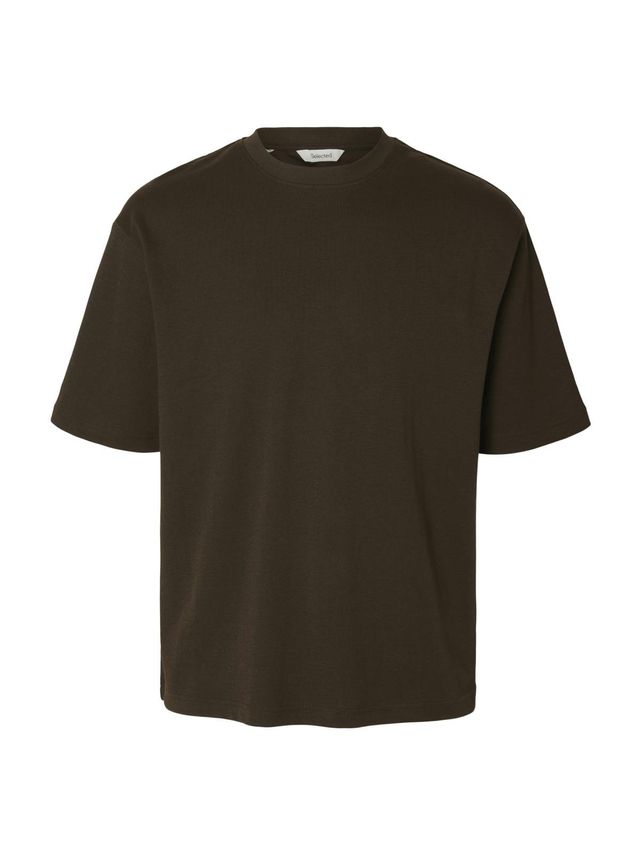 Slhlooseoscar Ss  -neck Tee Noos