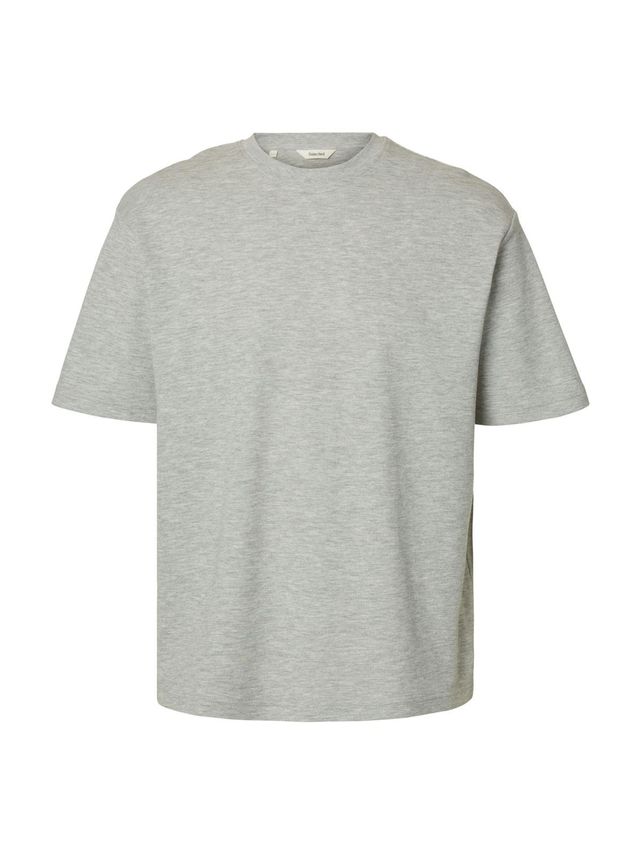 Slhlooseoscar Ss  -neck Tee Noos