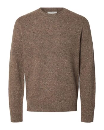 Slhneil Ls Knit Neps Crew Neck