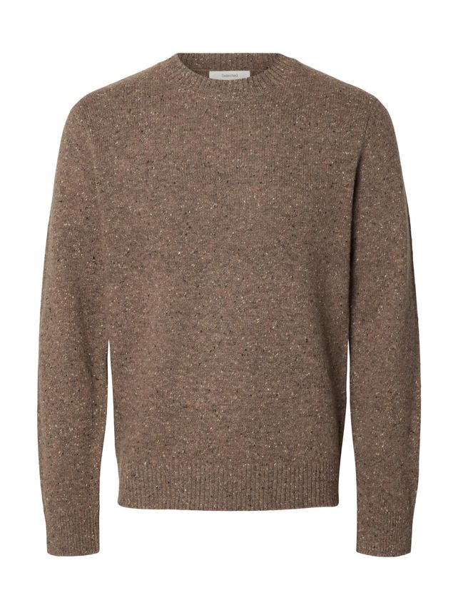 Slhneil Ls Knit Neps Crew Neck