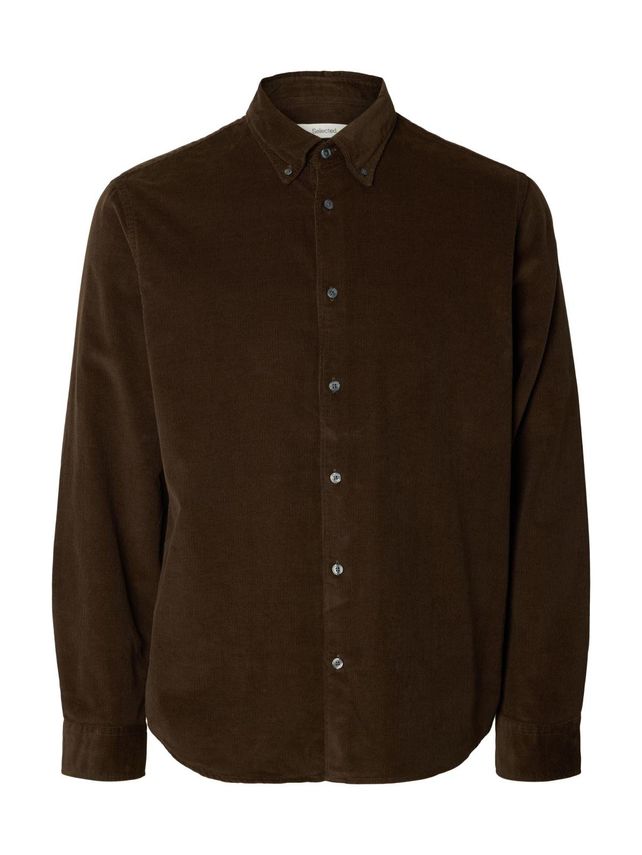 Slhregdanni Cord Bd Ls Shirt Noos