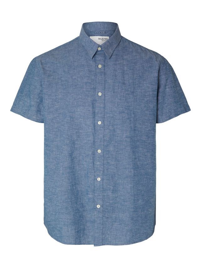 Slhregnew-linen Shirt Ss Class