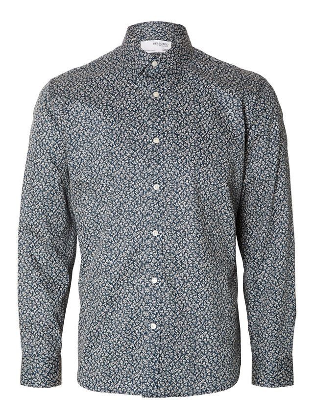 Slhregsoho-aop Mix Shirt Ls