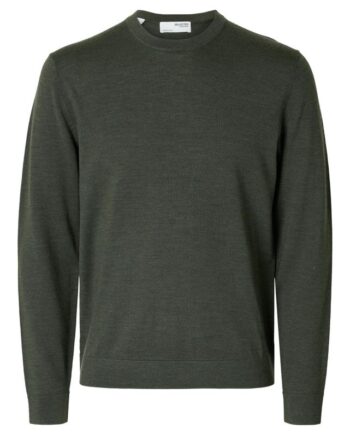 Slhtray Ls Knit Merino Crew Neck No