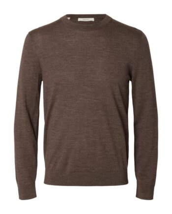 Slhtray Ls Knit Merino Crew Neck No