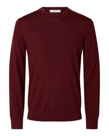 Slhtray Ls Knit Merino Crew Neck No