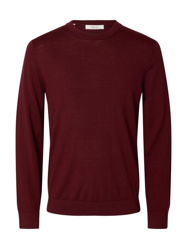Slhtray Ls Knit Merino Crew Neck No