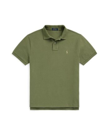 Slim Fit Mesh Polo Shirt
