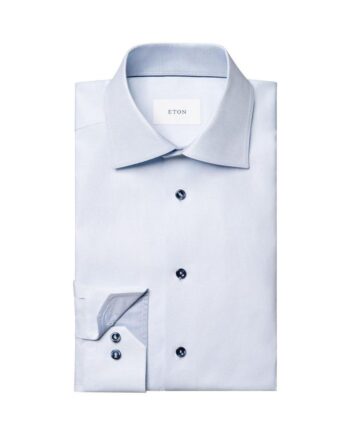 Solid Royal Oxford Effect Shirt