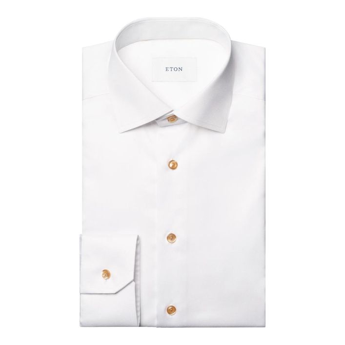 Solid Signature Twill Beige Effect Shirt
