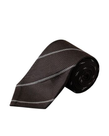 Striped Grenadine Silk Tie