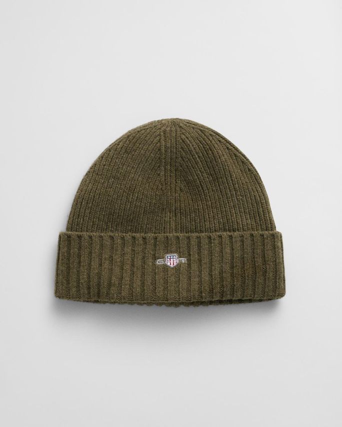 Unisex  Shield Wool Beanie