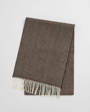 Wool Herringbone Scarf